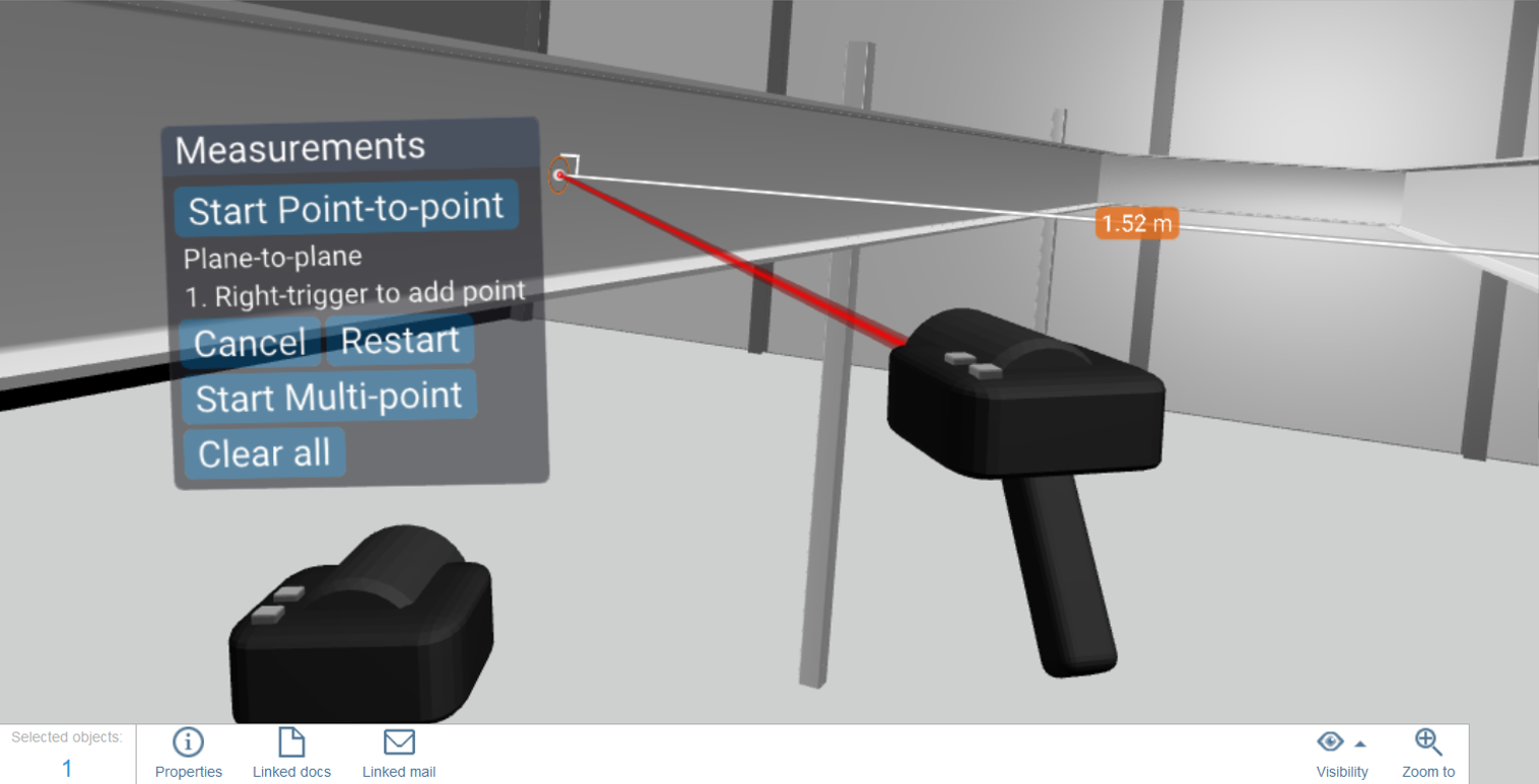Screenshot Aconex: VR-Modell